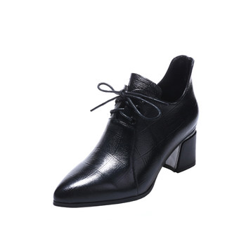 Gint belle high heel pointed toe lace-up shoes