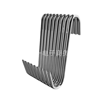 Bacon hook stainless steel S-type dried cured fish hanging roast duck sausage pork pointed hook thickened S hook hanging meat hook