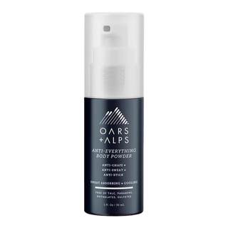 Oars alps-sweat-absorbing, deodorizing, cooling, drying, and soothing skin sports and fitness men's talcum powder 30ml