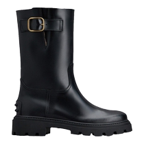 (Chinese Valentines Day gift)TODS official womens leather motorcycle boots short boots womens boots boots womens shoes