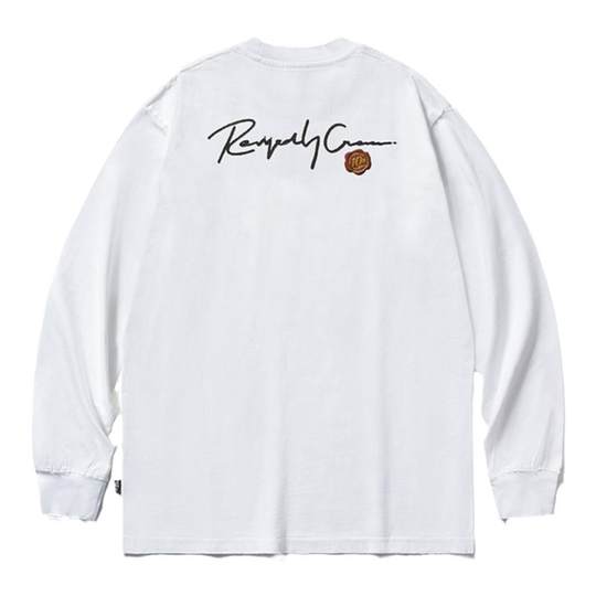 Remedy's national trend heavy couple long-sleeved T-shirt for men and women