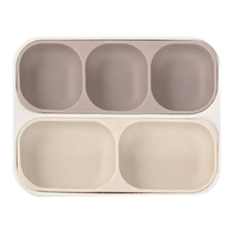 Angpapa infant and toddler absorbent dinner plate cocoa brown imported from South Korea