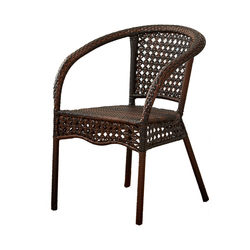 Backrest chair single rattan chair home teng armchair outdoor dining chair balcony leisure seat elderly rattan chair