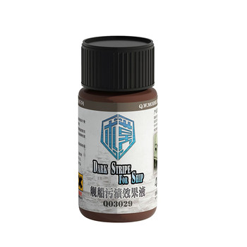 ຈັດສົ່ງຟຣີ 5D ແບບ Quanwei Military Gundam aged stain wash, rust stain, paint peeling liquid, distressing effect liquid 40ml