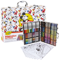 (Autonome) ensemble doutils Crayola stylos de couleur lavables pour enfants crayons à crayons Mickey peinture boîte-cadeau Art