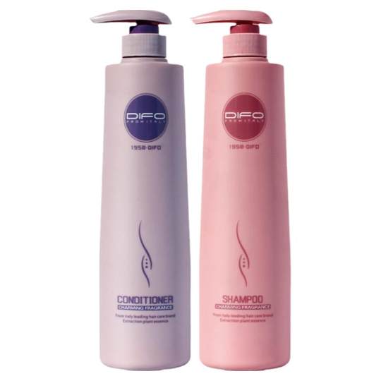 DIFO笛梵氨基酸洗发水护发素套装蓬松760ml*2正品官方旗舰店F6+F2