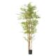 New Chinese style simulated golden bamboo green plant potted bonsai