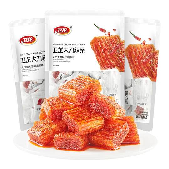 Weilong Big Knife Pork Spicy Tiao Office Snacks