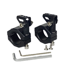 Motorcycle spotlight modified universal bracket base lamp stand spotlight tube clamp fixed frame electric car light rotating bracket