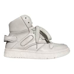 Street fashionista~ins high-end gray 2023 retro dirty shoes high-top sneakers women students sports shoes white shoes