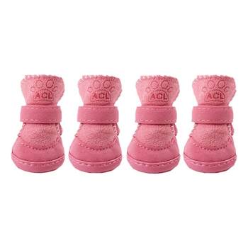 Cat shoes, dog shoes, pet shoes, autumn and winter non-slip warm cotton shoes