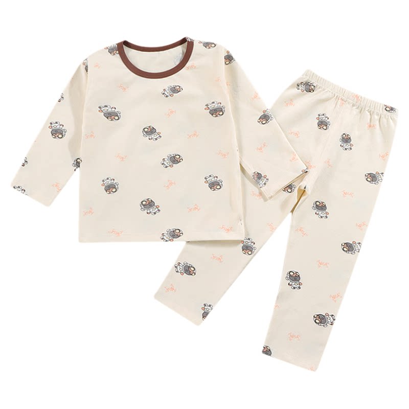 Boys' autumn clothes and long johns children's underwear set