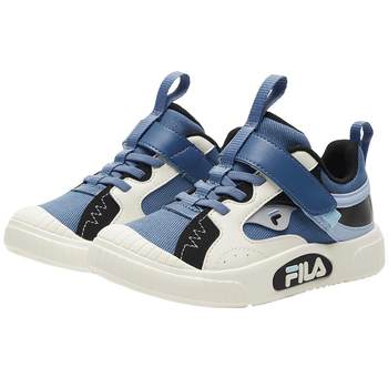 FILA KIDS FILA ເກີບເດັກນ້ອຍເກີບ sneakers ເດັກນ້ອຍ 2024 ພາກຮຽນ spring ຮູບແບບໃຫມ່ຂອງຜູ້ຊາຍແລະແມ່ຍິງ Velcro ເກີບບາດເຈັບແລະແນວໂນ້ມ