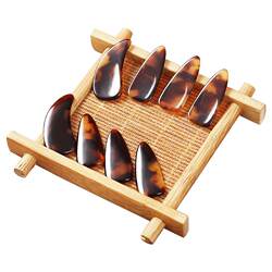 Professional finger-shaking guzheng nails for children, special performance test, tortoiseshell color remote finger artifact, adult beginner accessories