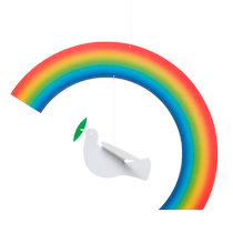 Danish Flensted Mobiles Butterfly Ladybug Rainbow Cute Pendant Dynamic Balance Aerial Pendant Gift
