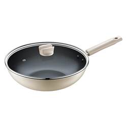 Supor Non-Stick Frying Pan for Home Use, Antibacterial, Suitable for Induction Cookers and Gas Stoves, Flat-Bottomed Pan
