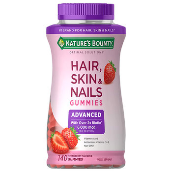 Nature's Treasure upgraded hair, skin and nails gummies vitamin biotin hair gummies collagen-boosting gummies ຢ່າງເປັນທາງການ