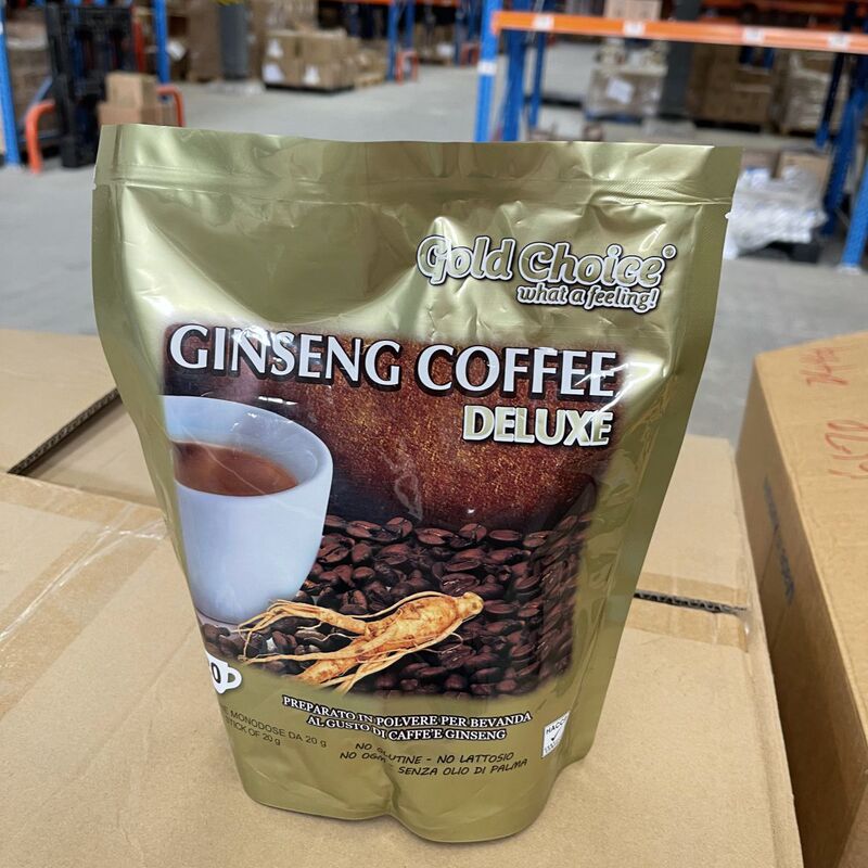 Luxury Edition Gold Choice Instant Ginseng Coffee Imported from Italy, Specially Selected to Refresh You after Staying up Late and Working Overtime