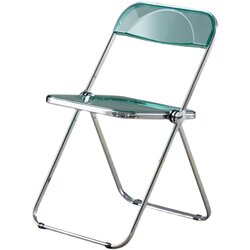 Transparent Chair for Home Use, Modern Minimalist Acrylic Dining Chair, Clothing Store Backrest Chair, ins Internet-Famous Makeup Folding Chair