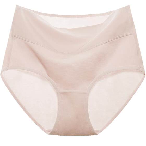 Long-staple cotton women's underwear three-gun cotton antibacterial seamless high waist