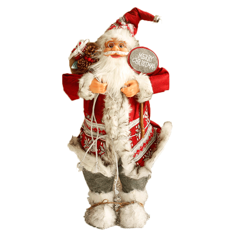 Zhen Shiyuan simulated Santa Claus doll retro style