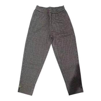 High-waisted korean style houndstooth nine-point slimming casual pants for women High-waisted korean style houndstooth nine-point slimming casual pants for women