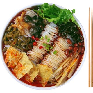 Qingyun Street Authentic Liuzhou Snail Noodles Guangxi Specialty Supper Convenient Fast Food 300g*5 Packs of Hot and Sour Noodles