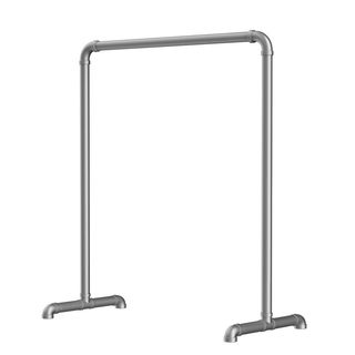 Single pole floor-standing galvanized steel pipe balcony floor