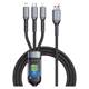 66W super fast charging three-in-one data cable 66W super fast charging three-in-one data cable