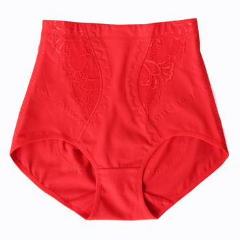 ຜ້າຝ້າຍຂອງແມ່ຍິງສະດວກສະບາຍກາງແອວກາງແອວສູງແມ່ postpartum tummy ຄວບຄຸມ pants tight waist shaping underwear ສາມຫຼ່ຽມ