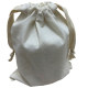 Pure cotton bundle pocket custom printed dust-proof drawstring bag
