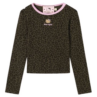 tbh野兽派家居三丽鸥Hello Kitty针织棉T恤可外穿家居服睡衣女