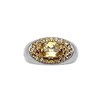Goldm hleS925 citrine inlaid with ingot shape