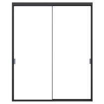 Paiya doors and windows Jane Eyre third generation extremely narrow frame sliding door bedroom extremely simple layer glass sliding door balcony