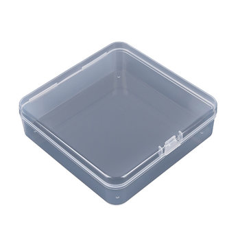 Pp box square plastic box semi-transparent square packaging box