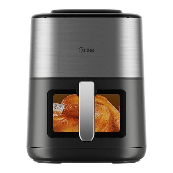 Midea air fryer smart steam tender roasting visible