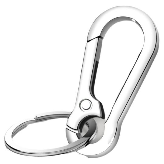 304 stainless steel keychain high-end quick release ring