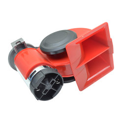 ລົດຈັກ 12V ແປງໄຟຟ້າ horn electric car snail super loud sound air pump whistle waterproof universal