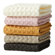 No Inprints full cotton waffle Wiger bath towels pure cotton Home washtissu Absorbent Face Towel for men and women rubbing hair bath towels