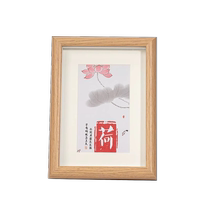 Photos are printed and washed to make photo frames and set up family portraits 66778 inches 5 wall-mounted wooden ornaments customized