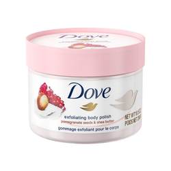 Dove scrub to remove goosebumps, cuticles, melanin, whole body whitening, shower salt, body lotion and mud rub