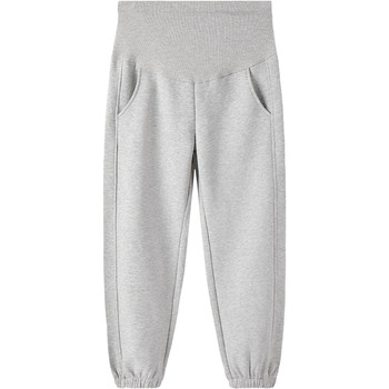 British 2024 new style of maternity sports pants plus velvet and thicken