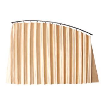 Car curtain sunshade and privacy magnetic track