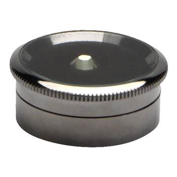 Jewelry box storage box metal round transparent glass lid