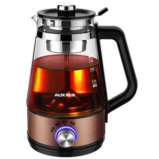 Oaks black tea tea maker steam teapot glass electric heating automatic household thermal insulation Pu'er steaming teapot