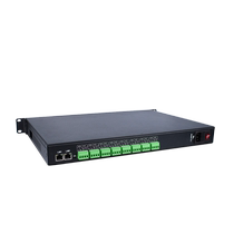 With 12V 24V power output active polling serial port server 8-way RS485 to Ethernet module MQTT serial port to network HTTP communication Modbus gateway 485