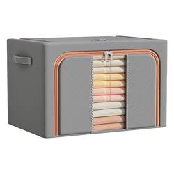 Clothing Storage Box for Home Use, Fabric Folding Organizer Box, Bag, Basket, Wardrobe Storage Box for Clothes and Quilts, a Storage Solution