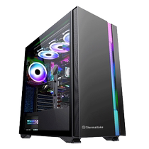 Tt Challenger H6 black and white Trailblazer G63 desktop computer host chassis supports 360 water cooling E-ATX