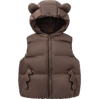 [真心绒]迷你巴拉巴拉男女童羽绒马甲宝宝保暖三防婴儿背心2025冬