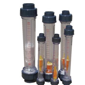 Lfs15/25/50 plastic rotor flowmeter liquid water pipe float flowmeter high accuracy